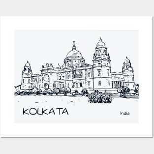 Kolkata India Posters and Art